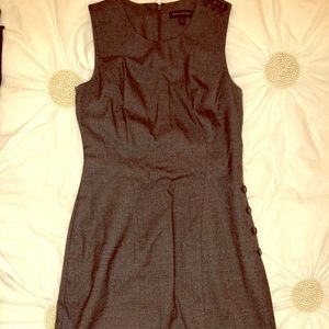 Banana Republic Grey Work Dress Sz 4